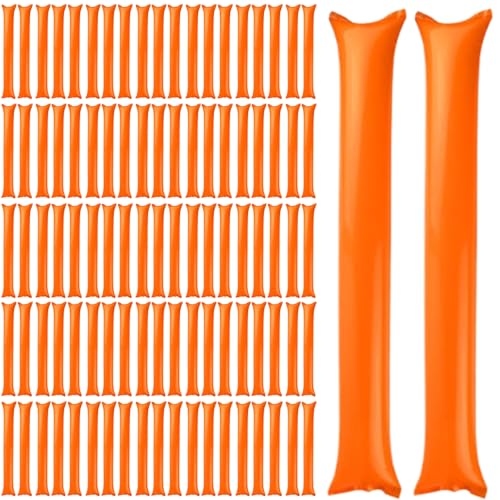 Thunder Sticks 100 PCs Boom Stick aufblasbare Spirit Sticks Cheerleading Plastic Boom Stick Lärmhersteller für Sportveranstaltungen Tanz Basketball Fußball Orange, Sport Thunder Sticks 100 PCs Boom Stick aufblasbare Spirit Sticks Cheerleading Plastic Boom Stick Lärmhersteller für Sportveranstaltungen Tanz Basketball Fußball Orange, Sport von Pesoncarl