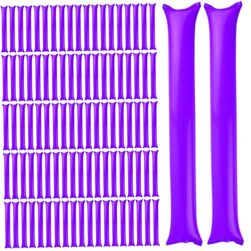 Thunder Sticks 100 PCs Boom Stick aufblasbare Spirit Sticks Cheerleading Plastic Boom Stick Lärmmacher für Sportveranstaltungen Tanz Basketball Fußball Purpur, Sport Thunder Sticks 100 PCs Boom Stick aufblasbare Spirit Sticks Cheerleading Plastic Boom Stick Lärmmacher für Sportveranstaltungen Tanz Basketball Fußball Purpur, Sport von Pesoncarl