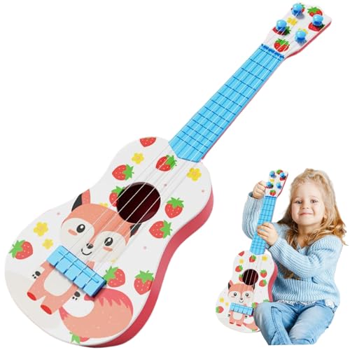 Ukulele für Kinder, Tier-Cartoon-Stil 4-Saiten-kleinskind-Ukelele für Anfänger mit Anweisungen und wählt einstellbar ergonomisch frühe pädagogische Plastikkindergitarre, Geschenke für, Style 2, Spielz Ukulele für Kinder, Tier-Cartoon-Stil 4-Saiten-kleinskind-Ukelele für Anfänger mit Anweisungen und wählt einstellbar ergonomisch frühe pädagogische Plastikkindergitarre, Geschenke für, Style 2, Spielz von Pesoncarl