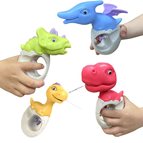 Wasserpistolen für Kinder Dinosaurier Outdoor -Wasserspielzeug -Squirter für Kleinkinder Sommer Beach Swimming Pool Party bevorzugt 4pcs, Strandspielzeug Wasserpistolen für Kinder Dinosaurier Outdoor -Wasserspielzeug -Squirter für Kleinkinder Sommer Beach Swimming Pool Party bevorzugt 4pcs, Strandspielzeug von Pesoncarl