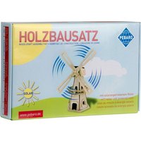PEBARO Solar Holzbausatz Windmühle von Peter Bausch GmbH & Co. KG