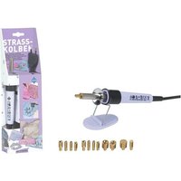 PEBARO 0250 - Strasskolben-Set mit 12 Aufsätzen, DIY-Kreativset von Peter Bausch GmbH & Co. KG