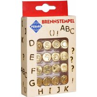 PEBARO 20400 - Brennstempel Buchstaben A-L und Zeichen, 16-teilig, passen zum Pebaro-Brandmalkolben, Brandmalerei von Peter Bausch GmbH & Co. KG