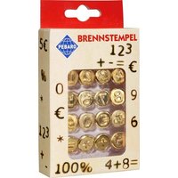 PEBARO 20600 - Brennstempel Zahlen 0-9 und Zeichen, 16-teilig, passend zum Pebaro-Brandmalkolben, Brandmalerei von Peter Bausch GmbH & Co. KG