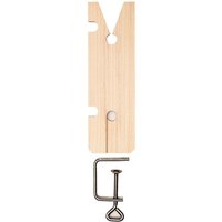 PEBARO 23N/24S - Laubsägeholzbrettchen mit Einspannhalterung und passender Zwinge von Peter Bausch GmbH & Co. KG