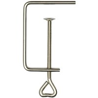 PEBARO 24/10 - Zwinge, 100 mm Spannweite, vernickelt, Laubsägezwinge von Peter Bausch GmbH & Co. KG