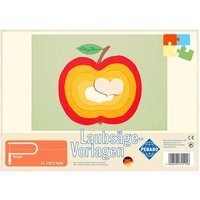 PEBARO 315/1S - Laubsägevorlage Apfel, 1 Platte, Größe DIN A4 von Peter Bausch GmbH & Co. KG