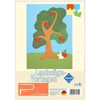 PEBARO 317/1S - Laubsägevorlage Apfelbaum, 1 Platte, Größe DIN A4 von Peter Bausch GmbH & Co. KG