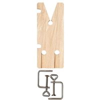PEBARO 323/24S - Laubsägeholzbrettchen mit 2 Zwingen, Einspannhalterung von Peter Bausch GmbH & Co. KG