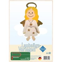 PEBARO 334/2S - Laubsägevorlage Kantenhocker Engel, 1 Platte, Größe DIN A4 von Peter Bausch GmbH & Co. KG