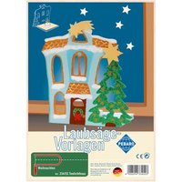 PEBARO 334/5S - Laubsägevorlage Teelichthaus Weihnachten, 1 Platte, Größe DIN A4. von Peter Bausch GmbH & Co. KG