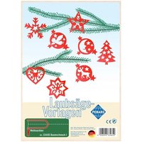 PEBARO 334/6S - Laubsägevorlage Baumschmuck I Weihnachten, 2 Platten, Größe DIN A4 von Peter Bausch GmbH & Co. KG