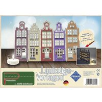 PEBARO 334/8S - Laubsägevorlage Giebelhäuser Weihnachten, 1 Platte DIN A4 von Peter Bausch GmbH & Co. KG