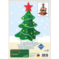 PEBARO 334/9S - Laubsägevorlage Tannenbaum Weihnachten, 2 Platte DIN A4 von Peter Bausch GmbH & Co. KG