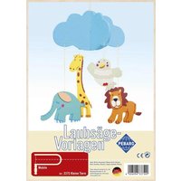 PEBARO 337S - Laubsägevorlage Kleine Tiere, 1 Platte, Größe DIN A4 von Peter Bausch GmbH & Co. KG
