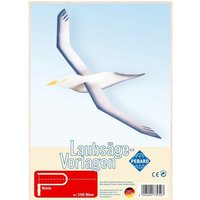 PEBARO 339S - Laubsägevorlage Möwe, 1 Platte, Größe DIN A4 von Peter Bausch GmbH & Co. KG