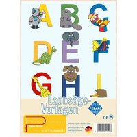 PEBARO 341S - Laubsägevorlage Buchstaben A - I, 1 Platte, Größe DIN A4 von Peter Bausch GmbH & Co. KG