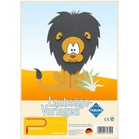 PEBARO 348S - Laubsägevorlage Löwe, 1 Platte, Größe DIN A4 von Peter Bausch GmbH & Co. KG