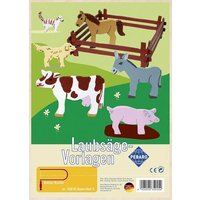 PEBARO 350/4S - Laubsägevorlage Bauernhof II, 4 Platten, Größe DIN A4. von Peter Bausch GmbH & Co. KG