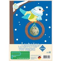 PEBARO 372/4S - Laubsägevorlage Futterring Vogel, 1 Platte, Größe DIN A4 von Peter Bausch GmbH & Co. KG
