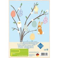 PEBARO 373/1S - Laubsägevorlage Osterschmuck, 1 Platte, Größe DIN A4 von Peter Bausch GmbH & Co. KG