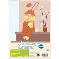 PEBARO 373/2S - Laubsägevorlage Kantenhocker Osterhase, 1 Platte, Größe DIN A4 von Peter Bausch GmbH & Co. KG
