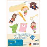PEBARO 375/4S - Laubsägevorlage Anhänger, 1 Platte, Größe DIN A4 von Peter Bausch GmbH & Co. KG