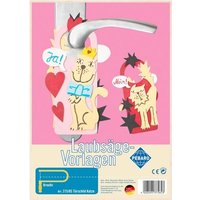 PEBARO 375/8S - Laubsägevorlage Türschild Katze, 1 Platte, Größe DIN A4 von Peter Bausch GmbH & Co. KG
