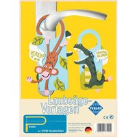 PEBARO 375/9S - Laubsägevorlage Türschild Safari, 1 Platte, Größe DIN A4 von Peter Bausch GmbH & Co. KG