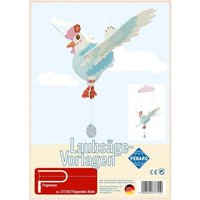 PEBARO 377/5S - Laubsägevorlage Mobile Fliegendes Huhn, 2 Platten, Größe DIN A4 PEBARO 377/5S - Laubsägevorlage Mobile Fliegendes Huhn, 2 Platten, Größe DIN A4 von Peter Bausch GmbH & Co. KG