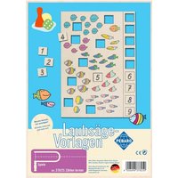 PEBARO 378/2S - Laubsägevorlage Zählen lernen, 1 Platte, Größe DIN A4 von Peter Bausch GmbH & Co. KG