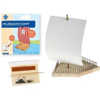 PEBARO 468 - Holzbausatz Schiff, 65 Teile, Bastelset von Peter Bausch GmbH & Co. KG