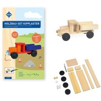 PEBARO 469 - Holzbau-Set Kipplaster, 30-teilig, Bastelset von Peter Bausch GmbH & Co. KG