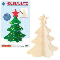 PEBARO 845/1 - Holzbausatz Tannenbaum II, 2 Teile, Holzkonstruktion zum Zusammenstecken PEBARO 845/1 - Holzbausatz Tannenbaum II, 2 Teile, Holzkonstruktion zum Zusammenstecken von Peter Bausch GmbH & Co. KG