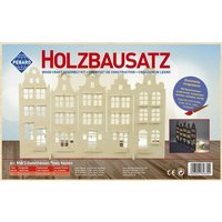PEBARO 848/3 - Holzbausatz Giebelhäuser, 40 Teile, Holzkonstruktion zum Zusammenstecken PEBARO 848/3 - Holzbausatz Giebelhäuser, 40 Teile, Holzkonstruktion zum Zusammenstecken von Peter Bausch GmbH & Co. KG