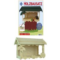 PEBARO 848/8 - Holzbausatz Vogelhaus, 16 Teile, Holzkonstruktion zum Zusammenstecken von Peter Bausch GmbH & Co. KG