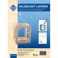 PEBARO 849 - Holzbausatz Laterne zum Selbstgestalten, Holzkonstruktion zum Zusammenstecken PEBARO 849 - Holzbausatz Laterne zum Selbstgestalten, Holzkonstruktion zum Zusammenstecken von Peter Bausch GmbH & Co. KG
