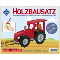 PEBARO 851/1 - Holzbausatz Traktor, 18 Teile, Holzkonstruktion zum Zusammenstecken PEBARO 851/1 - Holzbausatz Traktor, 18 Teile, Holzkonstruktion zum Zusammenstecken von Peter Bausch GmbH & Co. KG