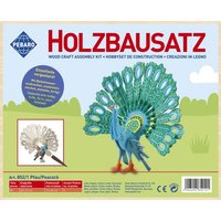 PEBARO 852/1 - Holzbausatz Pfau, 59 Teile, Holzkonstruktion zum Zusammenstecken PEBARO 852/1 - Holzbausatz Pfau, 59 Teile, Holzkonstruktion zum Zusammenstecken von Peter Bausch GmbH & Co. KG