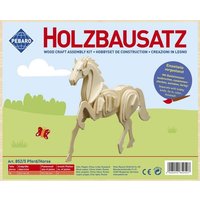 PEBARO 852/5 - Holzbausatz Pferd, 36 Teile, Holzkonstruktion zum Zusammenstecken von Peter Bausch GmbH & Co. KG