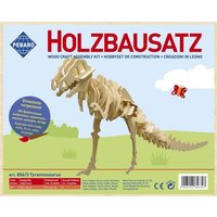 PEBARO 856/3 - Holzbausatz Dinosaurier Tyrannosaurus, 29 Teile, Holzkonstruktion zum Zusammenstecken von Peter Bausch GmbH & Co. KG
