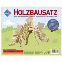 PEBARO 856/5 - Holzbausatz Dinosaurier Stegosaurus, 44 Teile, Holzkonstruktion zum Zusammenstecken von Peter Bausch GmbH & Co. KG