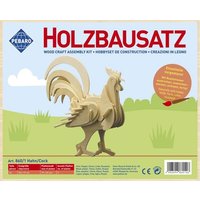 PEBARO 860/1 - Holzbausatz Hahn, 42 Teile, Holzkonstruktion zum Zusammenstecken von Peter Bausch GmbH & Co. KG