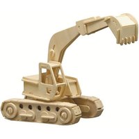 PEBARO 863/7 - Holzbausatz Bagger, 125 Teile, Holzkonstruktion zum Zusammenstecken PEBARO 863/7 - Holzbausatz Bagger, 125 Teile, Holzkonstruktion zum Zusammenstecken von Peter Bausch GmbH & Co. KG