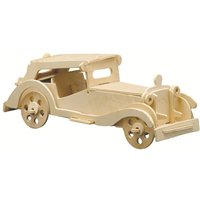 PEBARO 865/6 - Holzbausatz Oldtimer VI, 41 Teile, Holzkonstruktion zum Zusammenstecken von Peter Bausch GmbH & Co. KG
