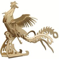 PEBARO 871/2 - Holzbausatz Phönix, 66 Teile, Holzkonstruktion zum Zusammenstecken von Peter Bausch GmbH & Co. KG