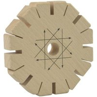 PEBARO KBL1 - Knüpfblüte BLUME, Vollholz Buche, bedruckt von Peter Bausch GmbH & Co. KG