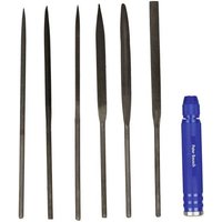 PEBARO M59 - Nagelfeilen-Set mit Alu-Handhalter, 7-teilig, Feilenset für weiche Materialien PEBARO M59 - Nagelfeilen-Set mit Alu-Handhalter, 7-teilig, Feilenset für weiche Materialien von Peter Bausch GmbH & Co. KG