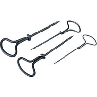 PEBARO NA2-3-4-5 - Nagelbohrer 4-teilig, Handbohrer für Löcher 2,3,4,5mm, für Kastanien oder Weichholz von Peter Bausch GmbH & Co. KG