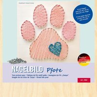 PEBARO NB2 - Nagelbild Pfote, Fadenbild 20x20cm, String Art Bastelset inkl. Nägel PEBARO NB2 - Nagelbild Pfote, Fadenbild 20x20cm, String Art Bastelset inkl. Nägel von Peter Bausch GmbH & Co. KG